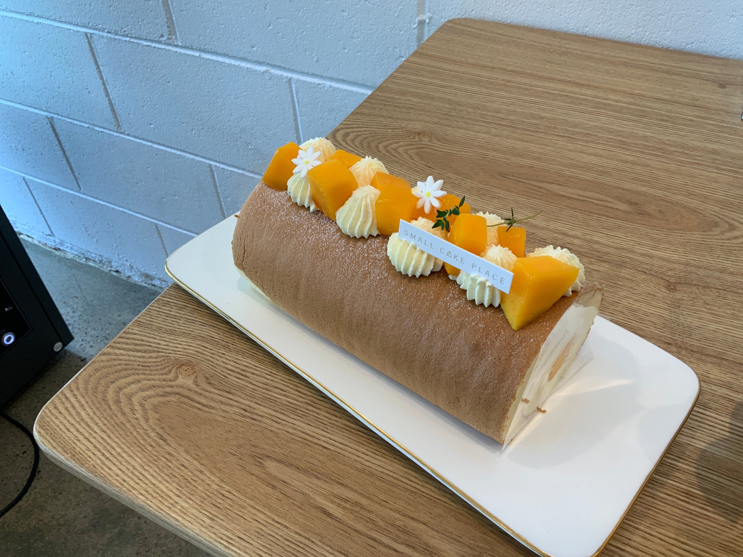 Mango Cream Roll smallcakeplace